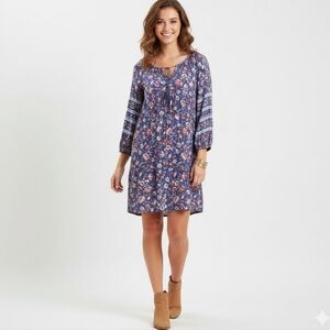 Old Navy floral dress long sleeves